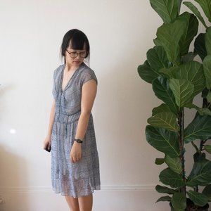 3.1 Phillip Lim sheer silk dress cottagecore